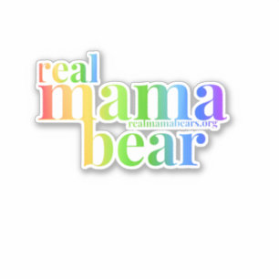 Rainbow mum sticker