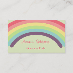 Rainbow Mummy Calling Card