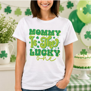 Rainbow mummy Lucky One First Birthday T-Shirt