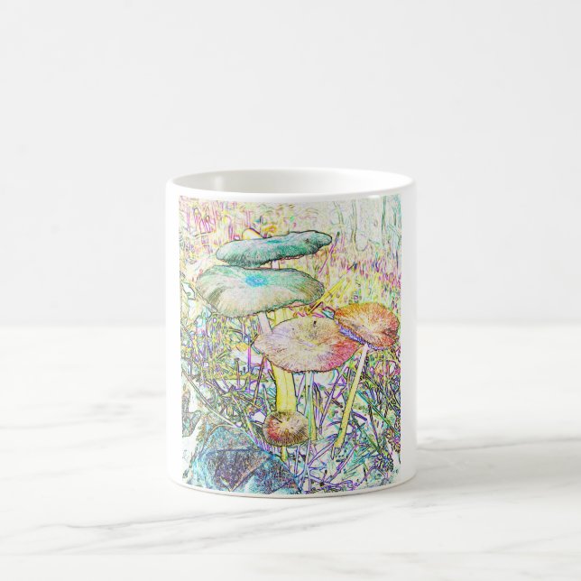 Rainbow Mushroom Coffee Mug (Center)