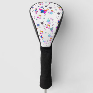 Rainbow Music Dancing Golf Head Cover