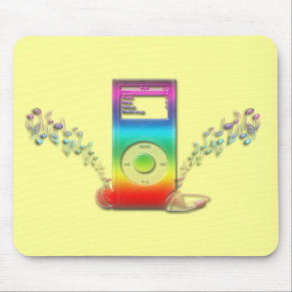 Rainbow Music Mouse Mat