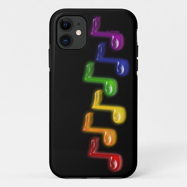 Rainbow Music Notes iPhone 5 Case (Back)