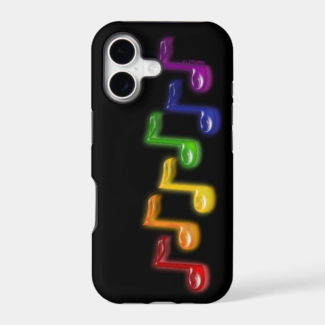 Rainbow Music Notes iPhone 5 Case (Back)