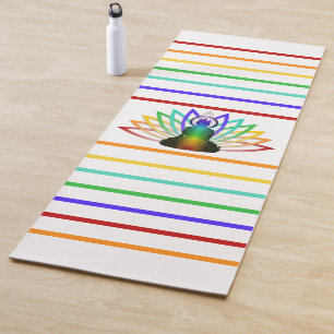 Rainbow Namaste Yoga Mat