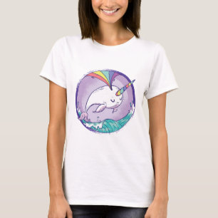 Rainbow Narwhale T-Shirt