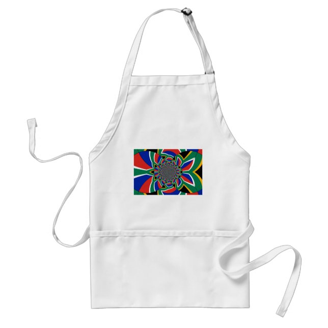 Rainbow Nation: Vibrant South Africa Art Print Standard Apron (Front)