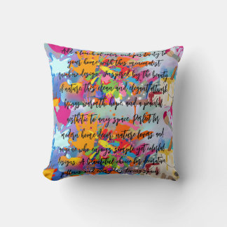 Rainbow Nature Cushion