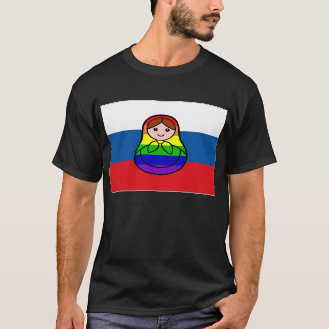 Rainbow Nesting Doll shirt (Front)
