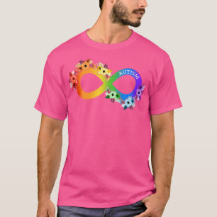 Rainbow Neurodiversity Is Beautiful ADHD Autism Aw T-Shirt