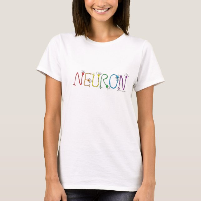 Rainbow Neuron Baby-Doll T-Shirt (Front)