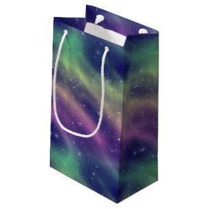 rainbow northern lights : small gift bag
