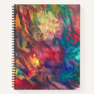 Rainbow Notebook Art Colourful Dream Journal Notes