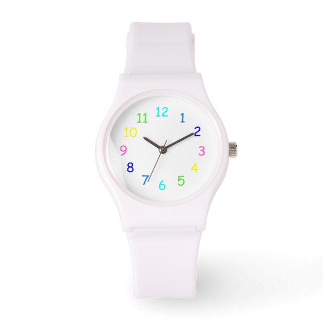 Rainbow Numbers Watch (Front)