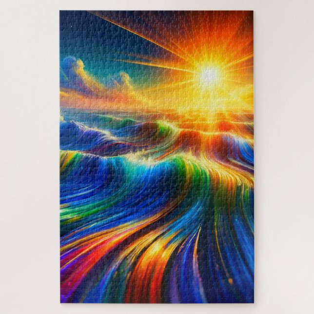 Rainbow Ocean Jigsaw Puzzle (Vertical)