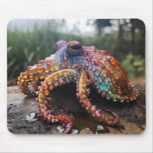 Rainbow Octopus Mouse Mat