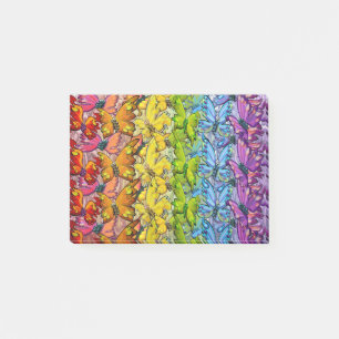 Rainbow of Butterflies Post-it Notes