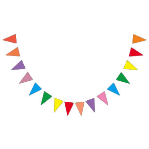 Rainbow of Colour Bunting