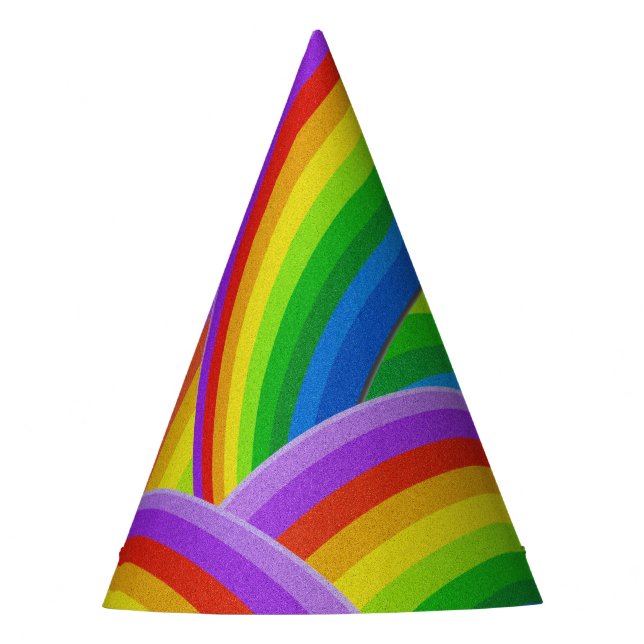 Rainbow of Colour Party Hat (Front)