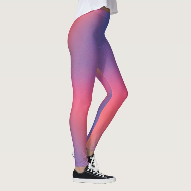 Rainbow of Colours Diamond Shapes Leggings (Right)