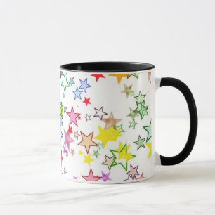 Rainbow of Colours Stars Mug