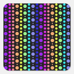 Rainbow of Dots stickers