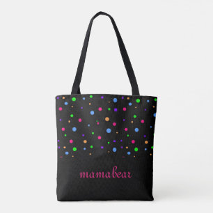 Rainbow of Dots Tote Bag