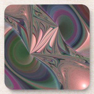 Rainbow of Gravity Set of Cork Coasters