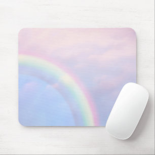 Rainbow of hope - pastel, mouse mat