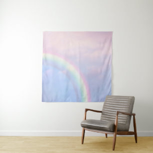 Rainbow of hope - pastel, tapestry