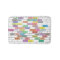 Rainbow of Inspirational Graffiti Bath Mat