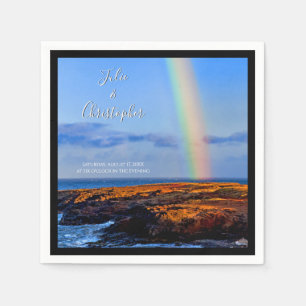 Rainbow of Love & Happiness, Wedding Napkin