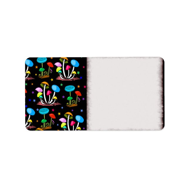 Rainbow Of Mushrooms Label (Front)