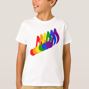 Rainbow of Musical Notes T-Shirt