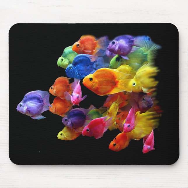 Rainbow of Parrotfish Mouse Mat (Front)