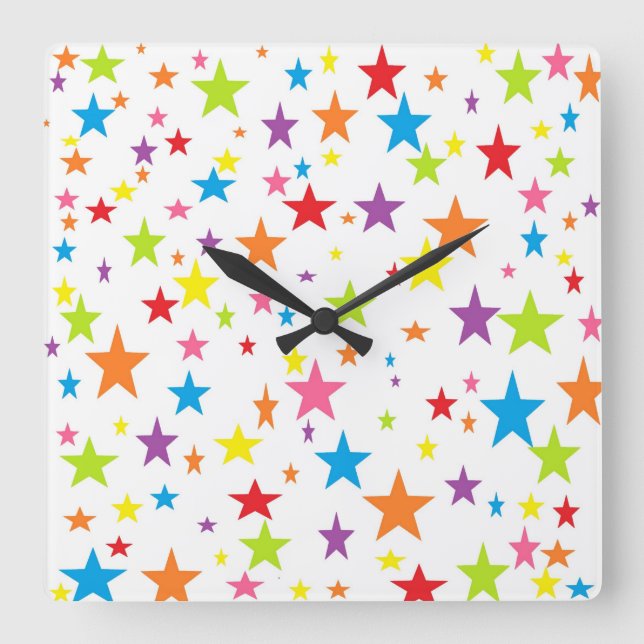 Rainbow of Stars Clock (Front)