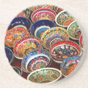 Rainbow of Turkish Bowls Coaster