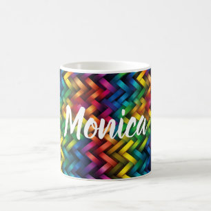 Rainbow of Vibrant Geometry Coffee Mug