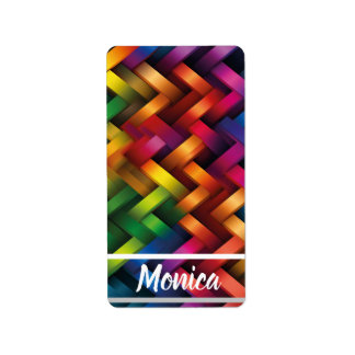 Rainbow of Vibrant Geometry Label