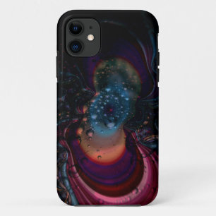 Rainbow Oil Bubbles iPhone 11 Case