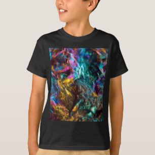 Rainbow Oil Slick Crystal Rock T-Shirt