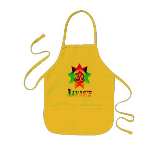 Rainbow Om Namaste Apron