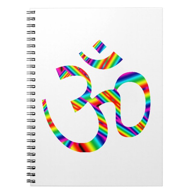 Rainbow Om Notebook (Front)