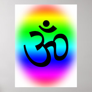 Rainbow Om Poster