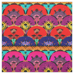 Rainbow Ombre Bright Boho Sunrise Fabric
