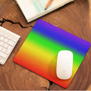 Rainbow Ombre Mouse Mat