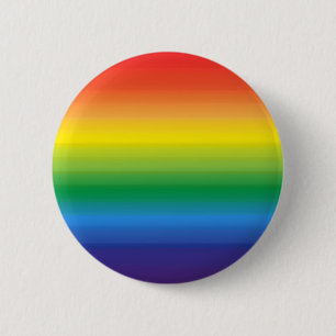 Rainbow Ombre Pride 6 Cm Round Badge