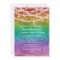 Rainbow Ombre String Lights Gay Wedding