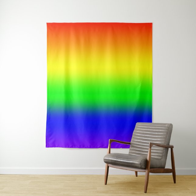 Rainbow Ombre Tapestry (In Situ)