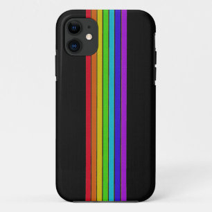 Rainbow on Black iPhone 5 Case